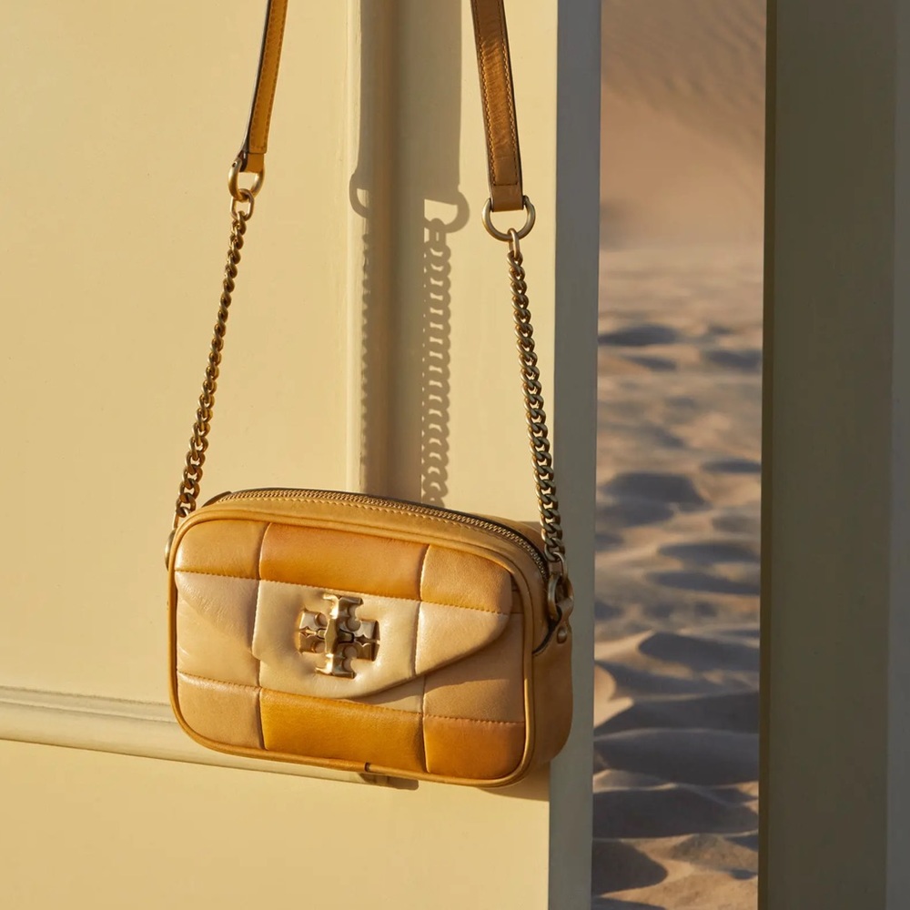 Kira Mini Leather Patchwork Camera Bag - Tory Burch